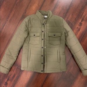 O’Neill army green outerwear puffy jacket